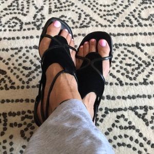 Jil Sander Black Sandal 37
